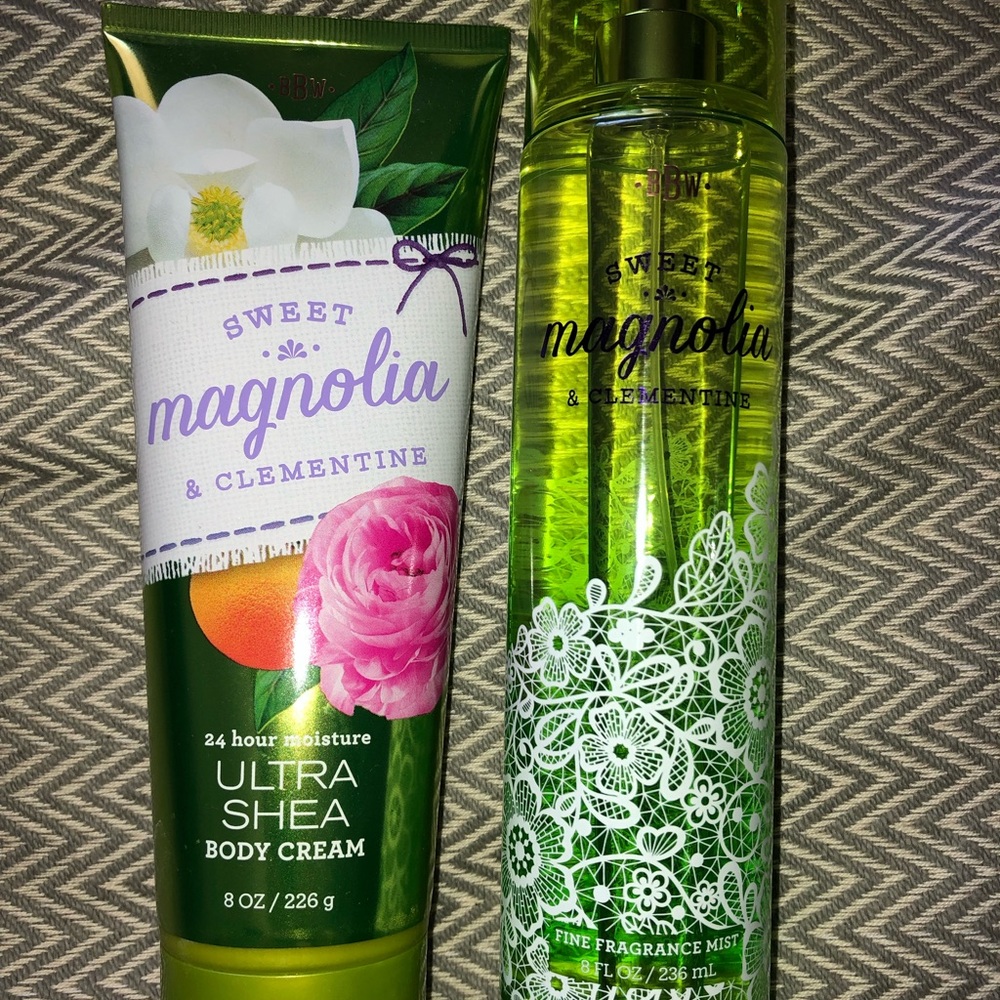 bath and body work sweet magnolia and clementine